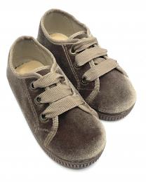 Blucher terciopelo taupe de BATILAS