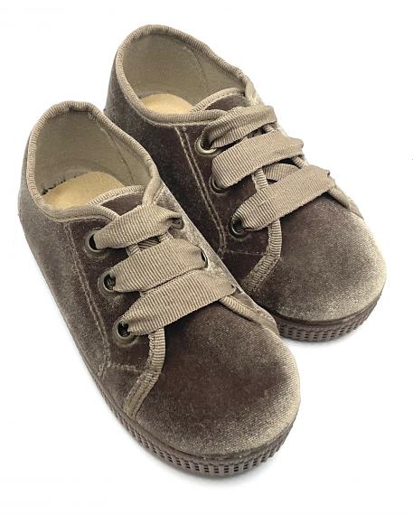 Foto Blucher terciopelo taupe de BATILAS