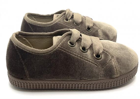 Foto Blucher terciopelo taupe de BATILAS