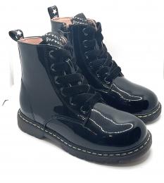 Botín charol negro Garvalin