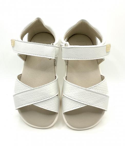 Foto Sandalia blanca pala cruzada PIRUFLEX