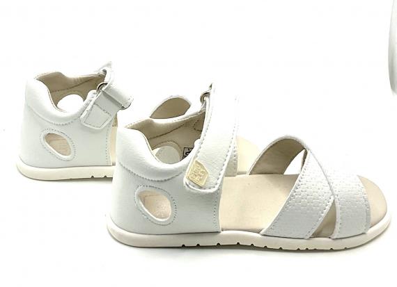 Foto Sandalia blanca pala cruzada PIRUFLEX