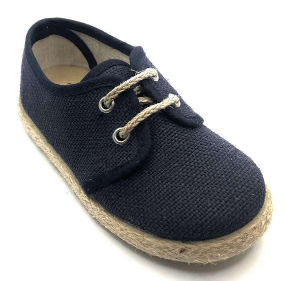 Foto 2133-09 Blucher lino marino Tokolate