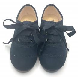 Blucher picado con cordón de lazo de TOKOLATE