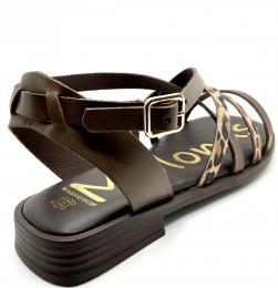 Sandalias tequila /leopardo marrón