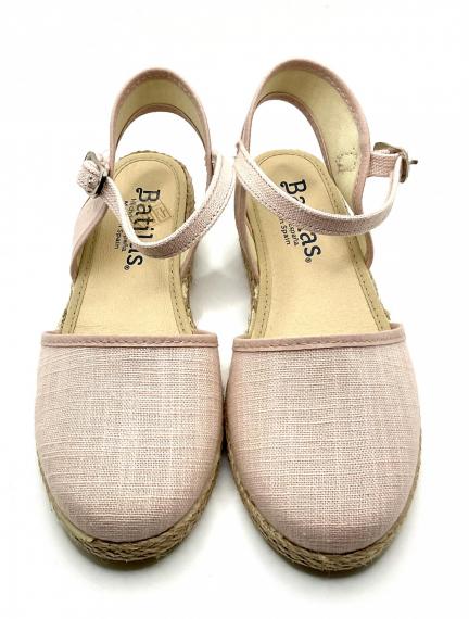 Foto Valenciana con cuña en hilos rosas de Batilas