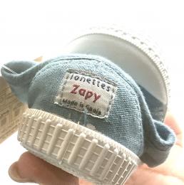 Tenis de doble velcro en color petróleo Zappy