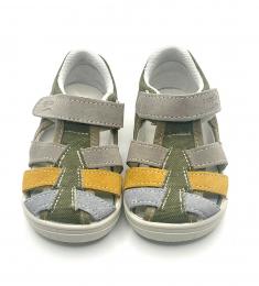 Sandalia, lona piedra combi de Zappy