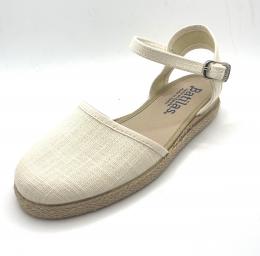 Valenciana cuña hilo beig