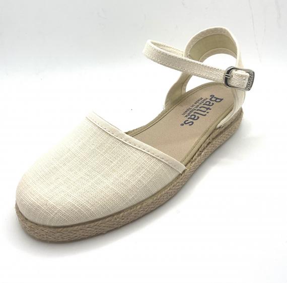 Foto Valenciana cuña hilo  beig