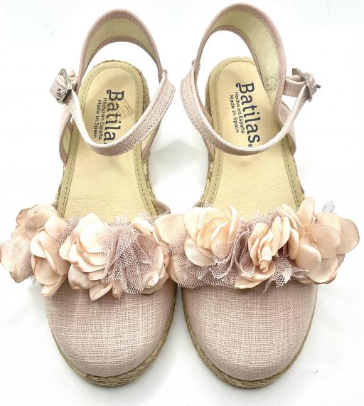 Foto Valenciana cuña hilo  rosa