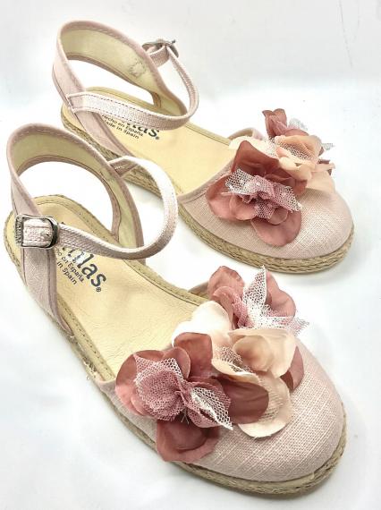 Foto Valenciana cuña hilo  rosa