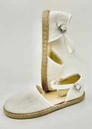 Zapatillas espartos blancas talón cerrado CHUCHES