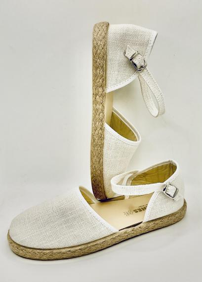 Foto Zapatillas espartos blancas talón cerrado CHUCHES