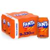 Foto Fanta de naranja pack 9 latas 33 cl.