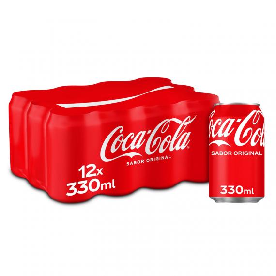 Foto Coca Cola pack 12 latas 33 cl.