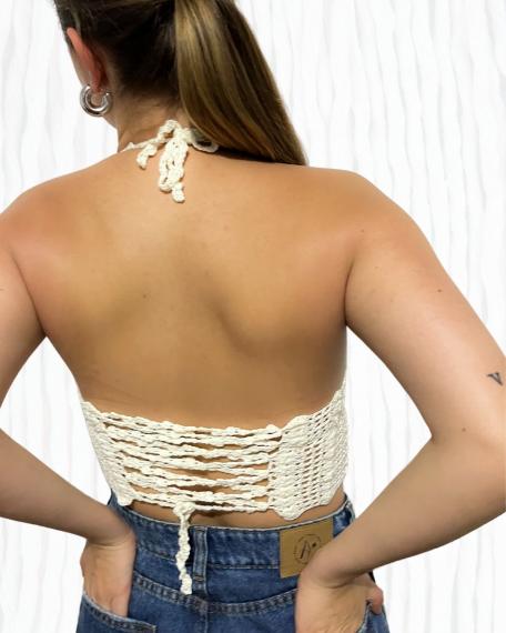 Foto Top Arena - Tejido a mano en crochet