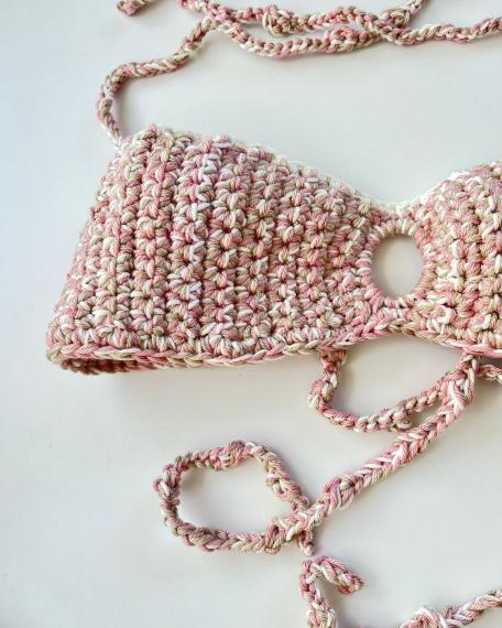 Foto Conjunto de Bikini Arena Rosa
