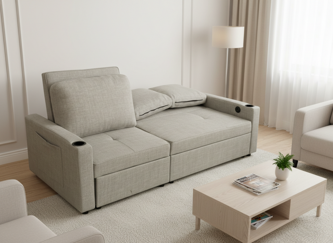 Urban deal in Paracuellos de Jarama, Madrid – 3 modern sofas with home delivery
