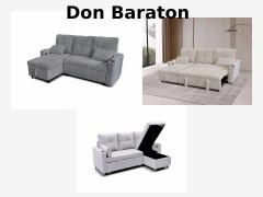 COSTA LUX Reversible Chaise Longue Sofa Bed by Don Baraton
