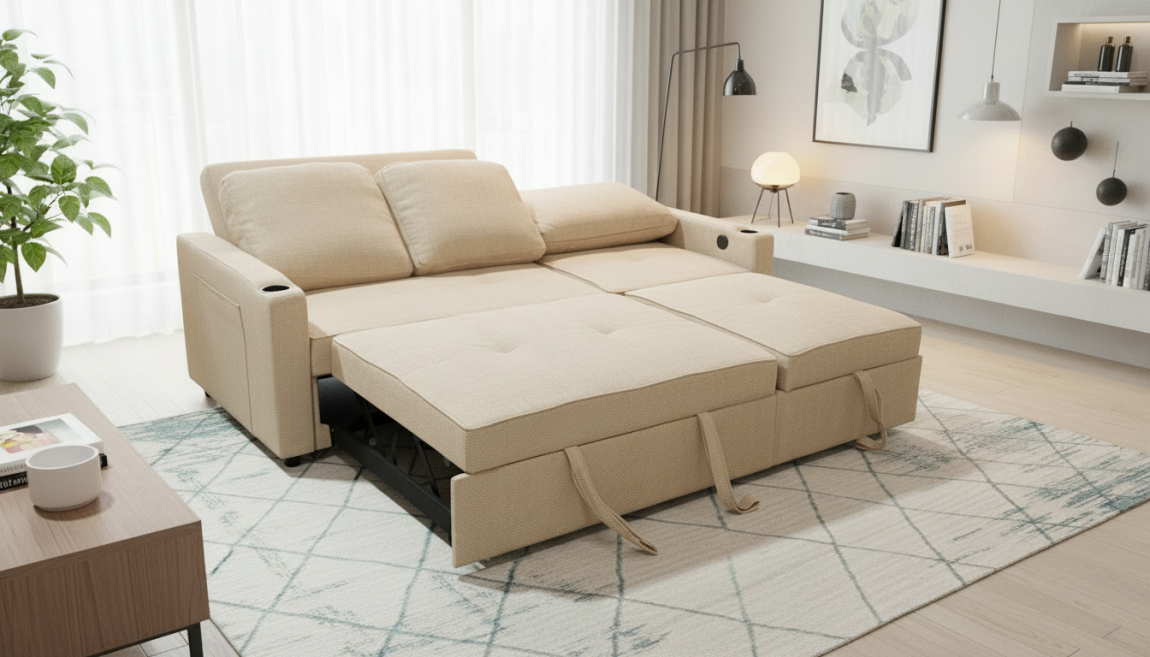 Exclusive deal in Boadilla del Monte, Madrid – 3 modern multifunction sofas with home delivery