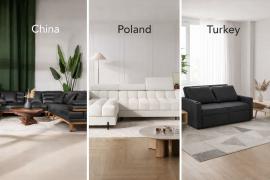 Sofas from Poland, China, and Turkey: Cutting-Edge Design at the Best Price