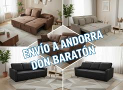Sofa bed in Andorra: smart purchase with direct delivery from Baraton Express — Costa R Lineal Don Baraton model