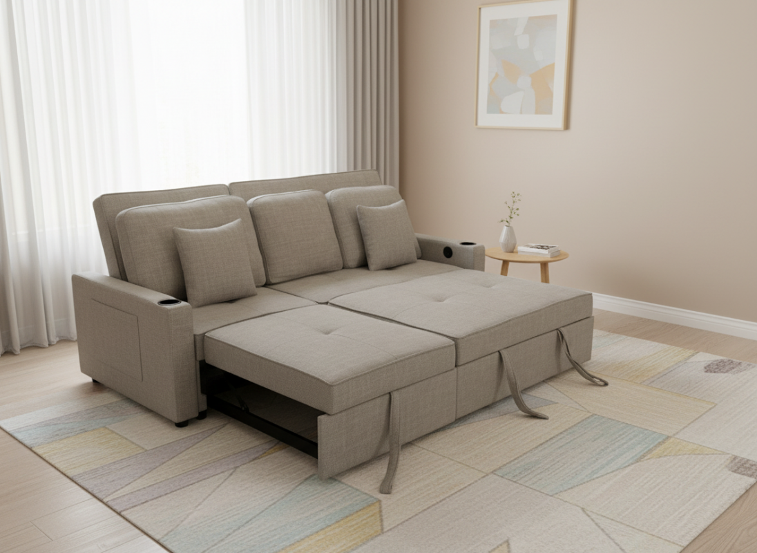 Mega oferta en Mahora, provincia Albacete – 3 sofás cama modernos con entrega inmediata