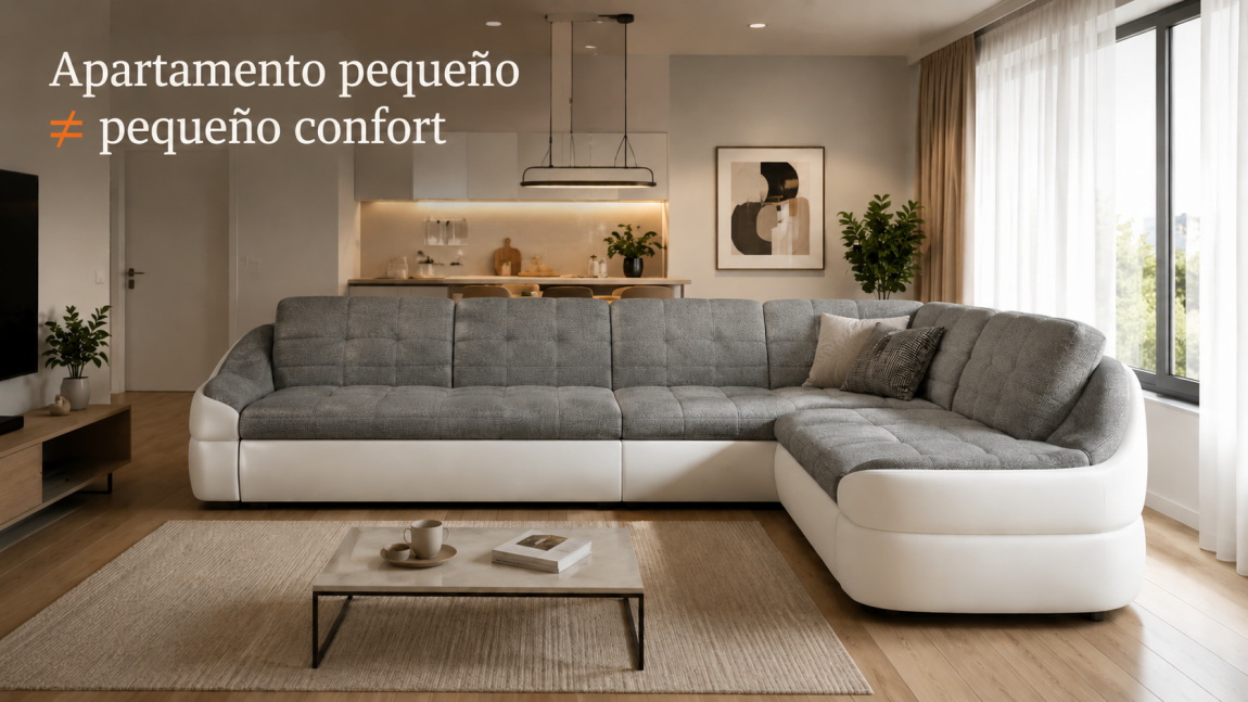 Cómo elegir un sofá para un apartamento pequeño: una guía honesta y sin rodeos