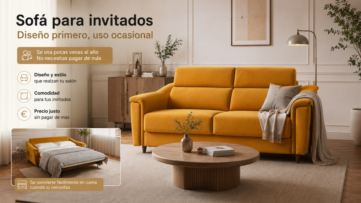 Sofá cama: cómo no equivocarse al elegir y no arrepentirse al mes de comprarlo