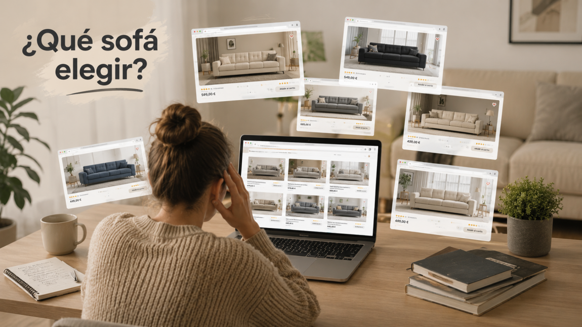 Cómo comprar un sofá-cama económico por internet sin equivocarse