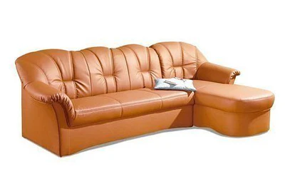 Sofa Polipiel - Papenburg Artículo no. 1488351969 Naranja,