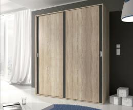 ARMARIO 2P.CORREDERA MOD.LARA CAMBRIA-GRAFITO