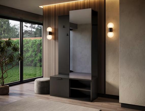 Foto Mueble recibidor Negro - Oturra