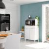 Foto Auxiliar de cocina 2 puertas con cajón – Fast, blanco artik - roble canadian