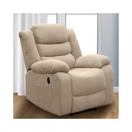 Sillon 1 Plaza Relax Manual - Beige Luxor