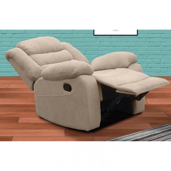 Foto Sillon 1 Plaza Relax Manual - Beige - Luxor