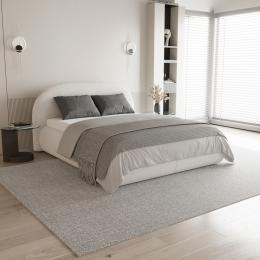 Cama 140/160/180 x 200 + colchón + topper + almacenaje - MOET Crema