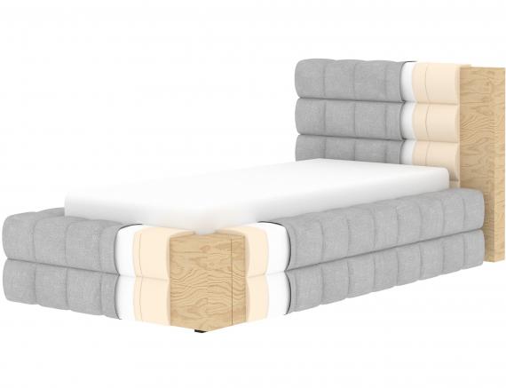 Foto Cama 90/140/160/180x200 - Dizzle, Beige