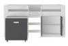 Foto CAMA BLOCK C/MESA ESTUDIO MOD.DONALD ANDERSEN-GRAFITO