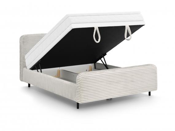 Foto Cama+colchon+tooper+contenedor de ropa - crema - LIMA