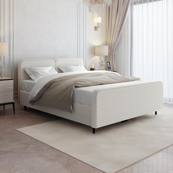 Foto Cama+colchon+tooper+contenedor de ropa - crema - LIMA