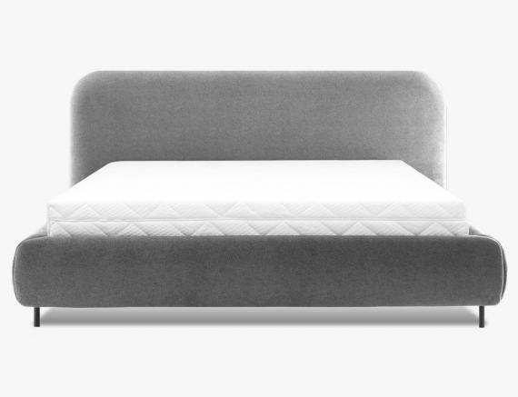 Foto Cama con somier metálico, sistema elevador de gas y arcón de almacenamiento POINTT gris