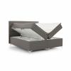 Foto Cama continental - 160x200 cm - gris - AMADEO
