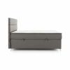 Foto Cama continental - 160x200 cm - gris - AMADEO