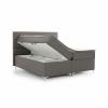 Foto Cama continental - 160x200 cm - gris - AMADEO