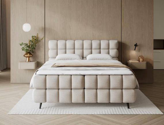 Foto Cama continental - beige - Sabeno Foto Cama continental - beige - Sabeno