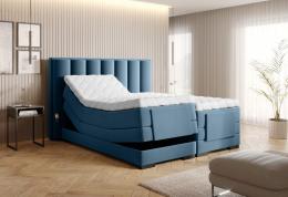 Cama Continental Con Ajuste Eléctrico - VEROS OFERTA 180x200, blue