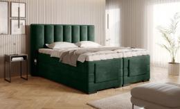 Cama Continental Con Ajuste Eléctrico - Veros, Verde, 90 x 200cm