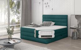 Cama Continental Con Contenedor - Cande, 180 x 200cm, sawana 05/tela